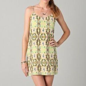 Tibi New York Silk Layla Mini Slip Dress 0 Pink